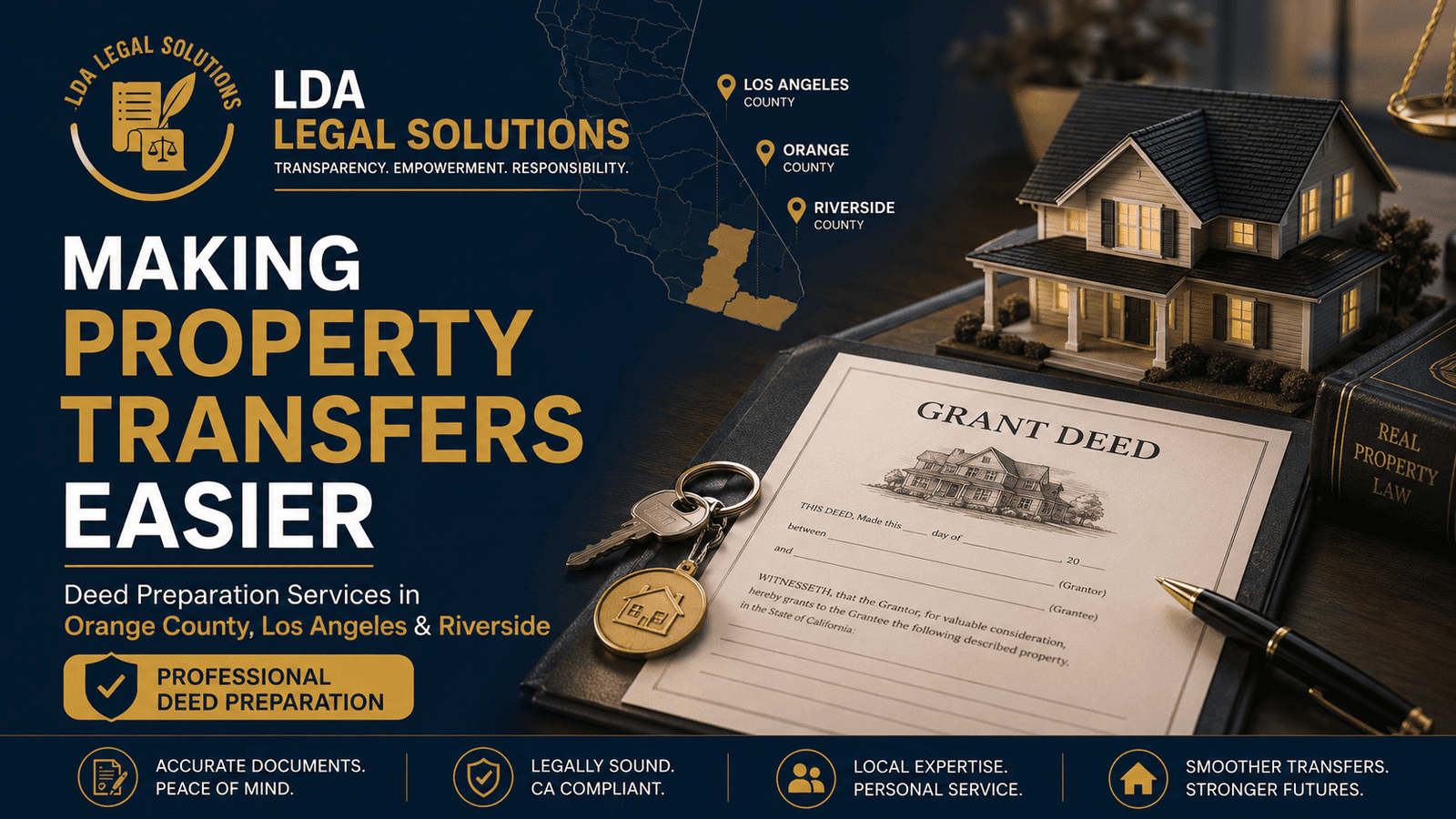 deed preparation services orange county los angeles riverside